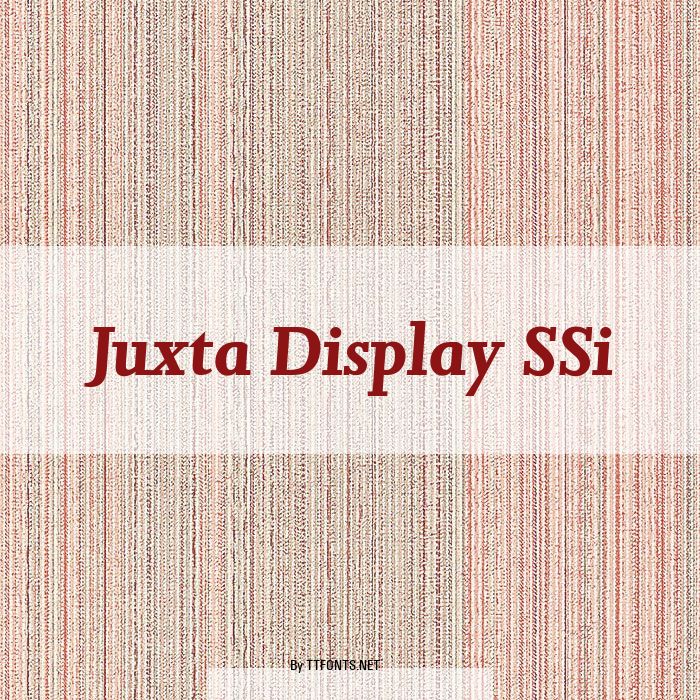 Juxta Display SSi example